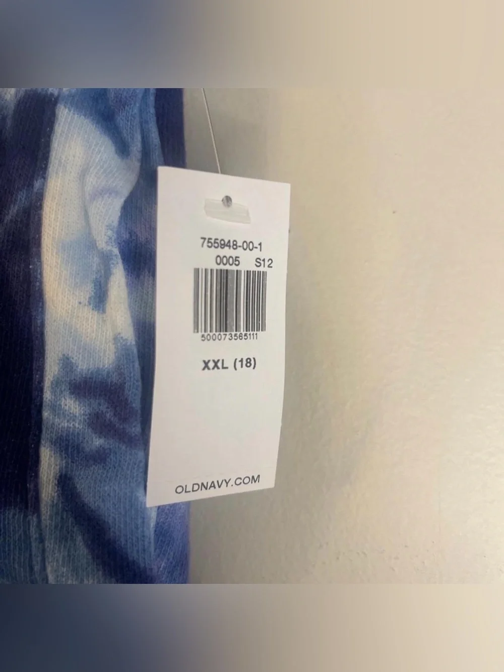 Old Navy Tie-Dye Joggers XXL Blue White NWT Girls  #43